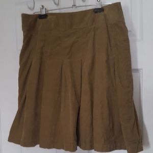 Soft Tan Corduroy Skirt Size 8